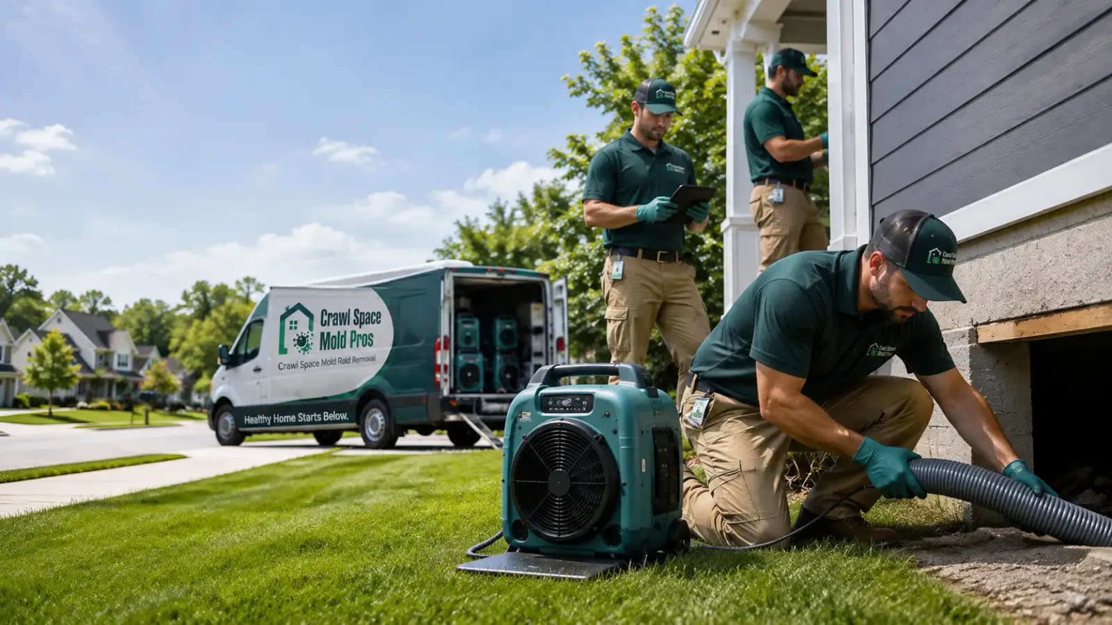 Crawl Space Mold Removal in Braintree, MA